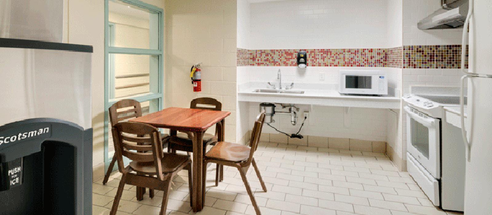 Kitchen with appliances.