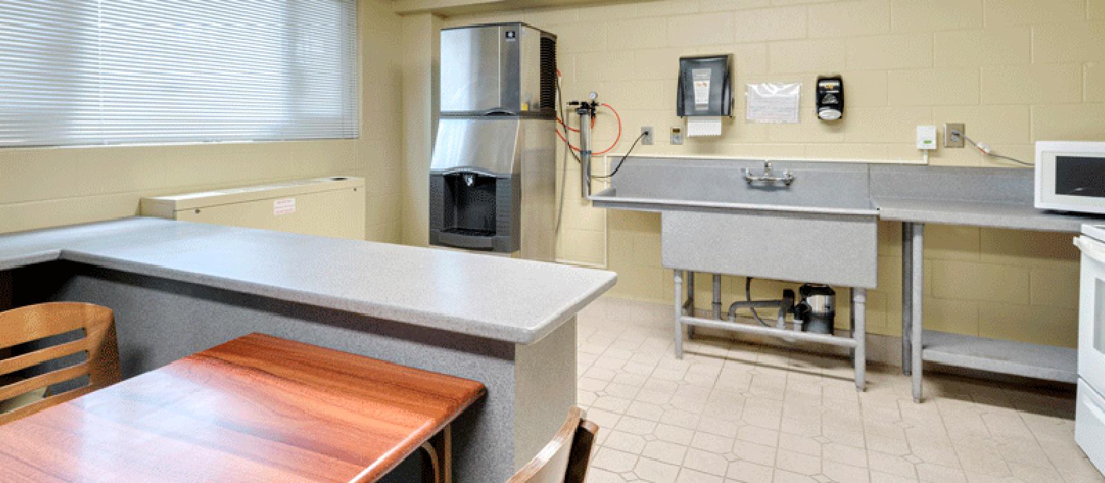 Kitchen with appliances.