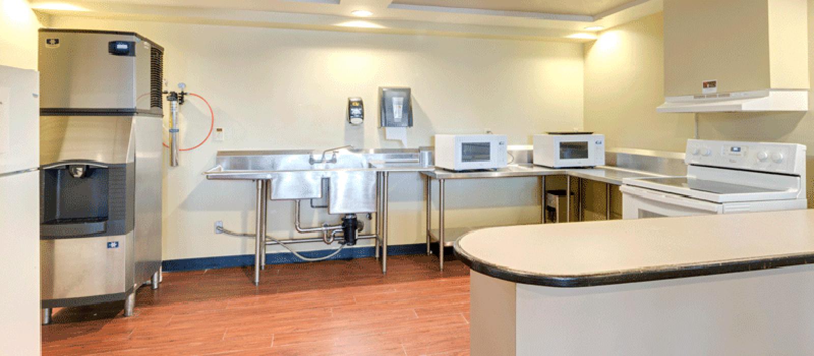 Kitchen with appliances.