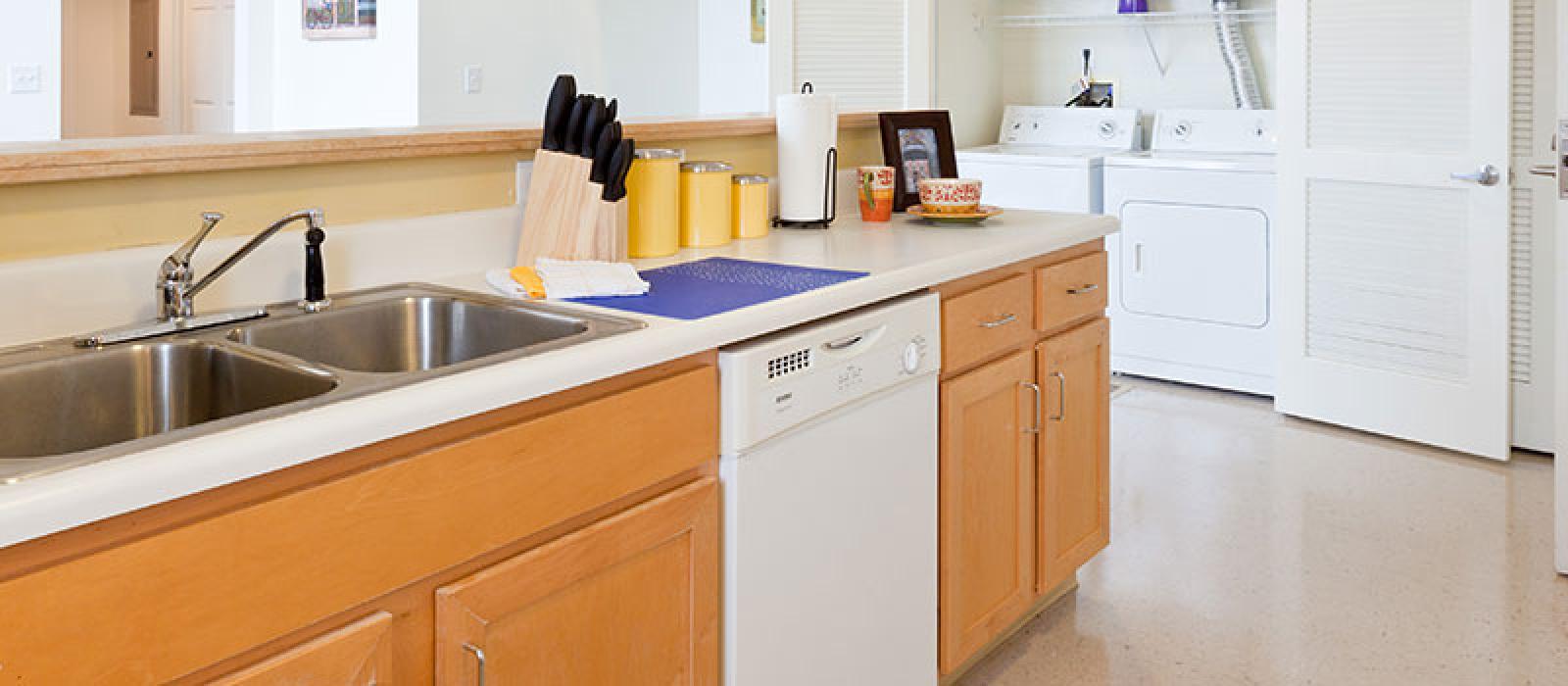 Kitchen with appliances.