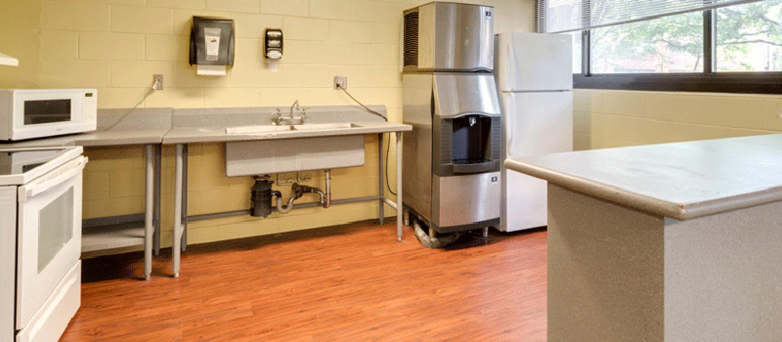 Kitchen with appliances.